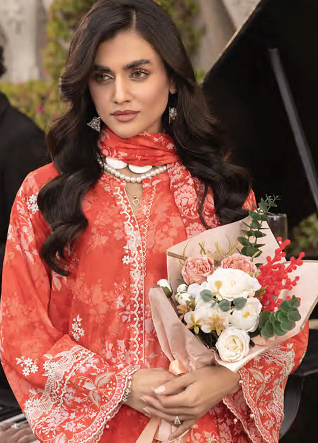 Komal by Lakhany Printed Lawn Suit Unstitched 3 Piece LSM25K LG-MM-0251 - Summer Collection