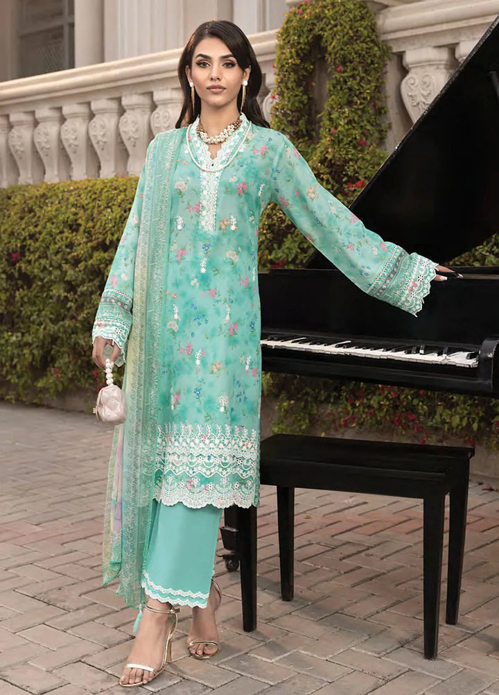 Komal by Lakhany Printed Lawn Suit Unstitched 3 Piece LSM25K LG-MM-0253 - Summer Collection