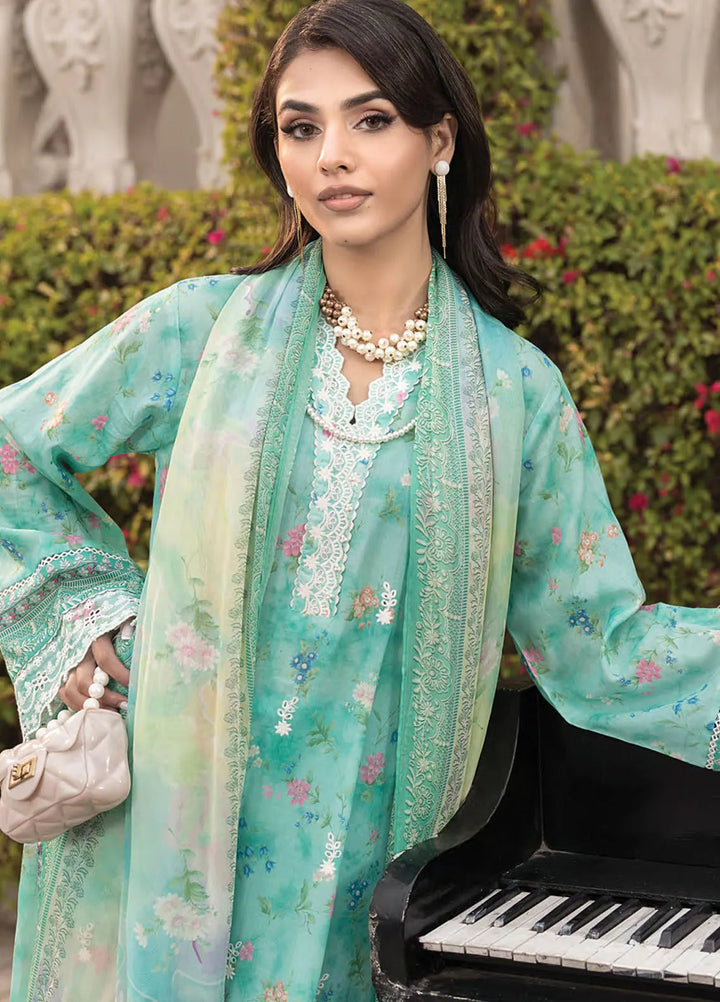 Komal by Lakhany Printed Lawn Suit Unstitched 3 Piece LSM25K LG-MM-0253 - Summer Collection