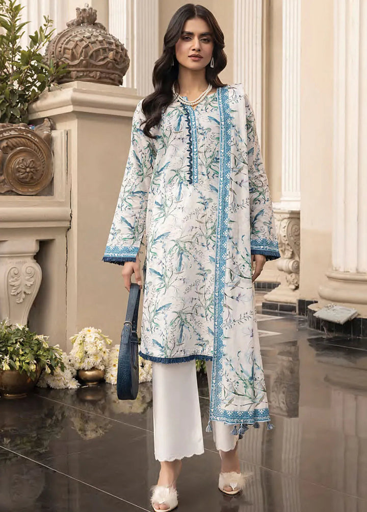 Komal by Lakhany Printed Lawn Suit Unstitched 3 Piece LSM25K LG-MM-0261 - Summer Collection