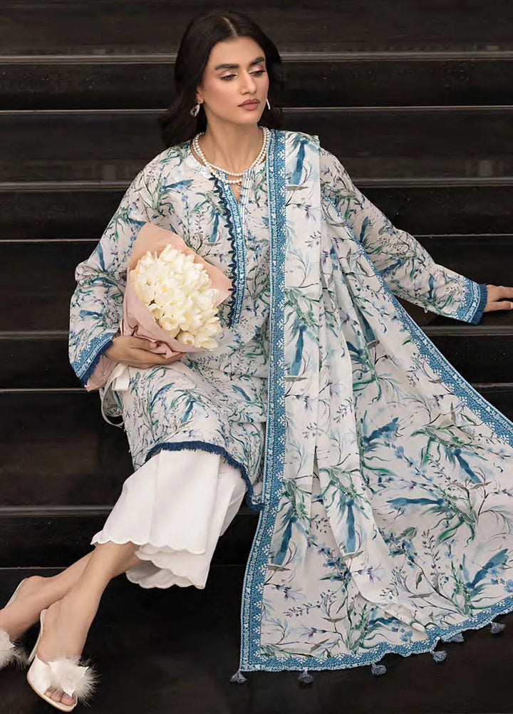 Komal by Lakhany Printed Lawn Suit Unstitched 3 Piece LSM25K LG-MM-0261 - Summer Collection