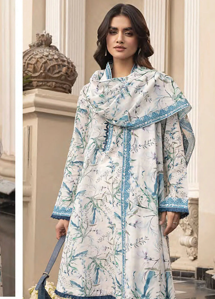Komal by Lakhany Printed Lawn Suit Unstitched 3 Piece LSM25K LG-MM-0261 - Summer Collection