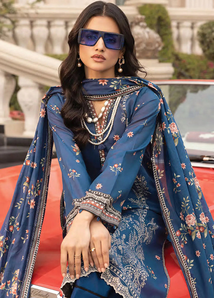 Komal by Lakhany Printed Lawn Suit Unstitched 3 Piece LSM25K LG-MM-0262 - Summer Collection