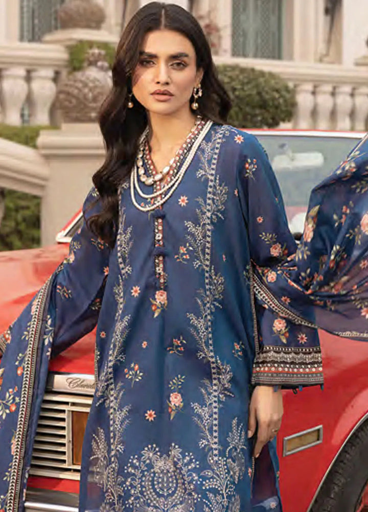 Komal by Lakhany Printed Lawn Suit Unstitched 3 Piece LSM25K LG-MM-0262 - Summer Collection