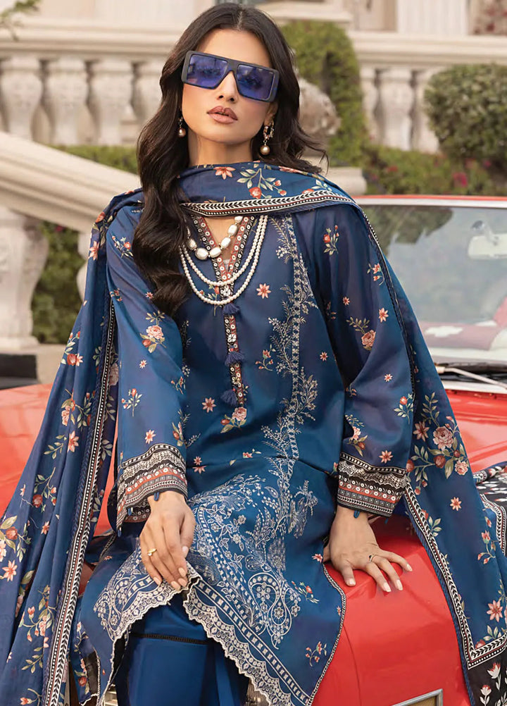 Komal by Lakhany Printed Lawn Suit Unstitched 3 Piece LSM25K LG-MM-0262 - Summer Collection