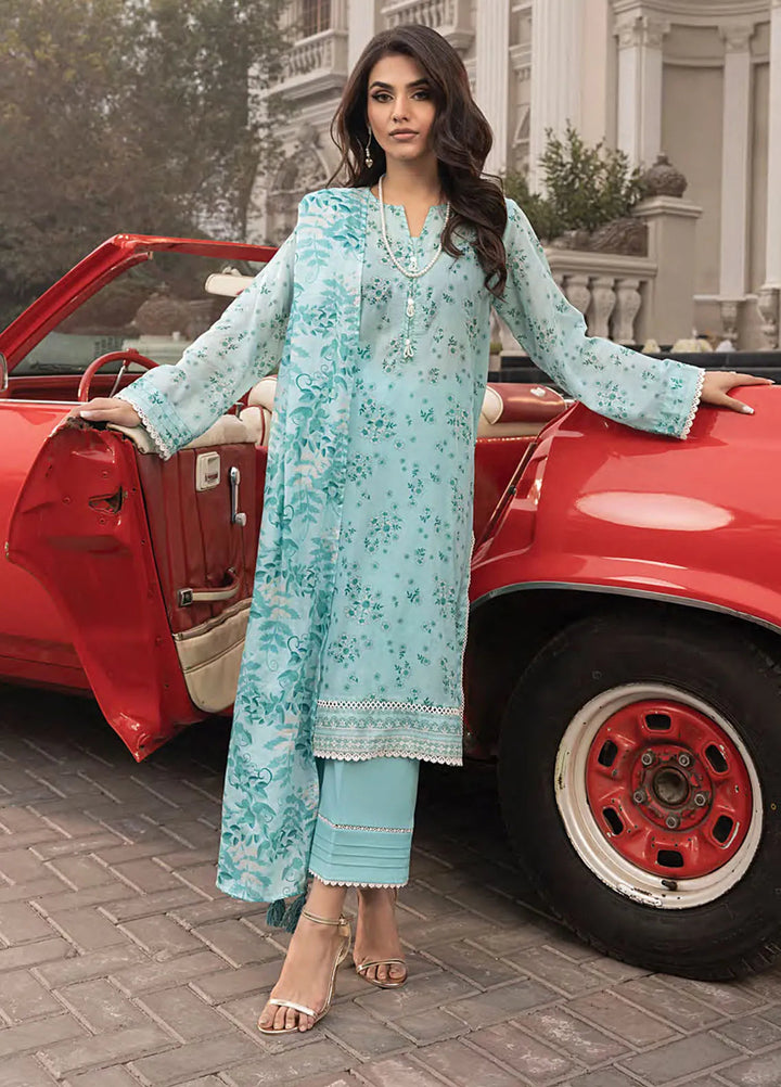 Komal by Lakhany Printed Lawn Suit Unstitched 3 Piece LSM25K LG-MM-0263 - Summer Collection