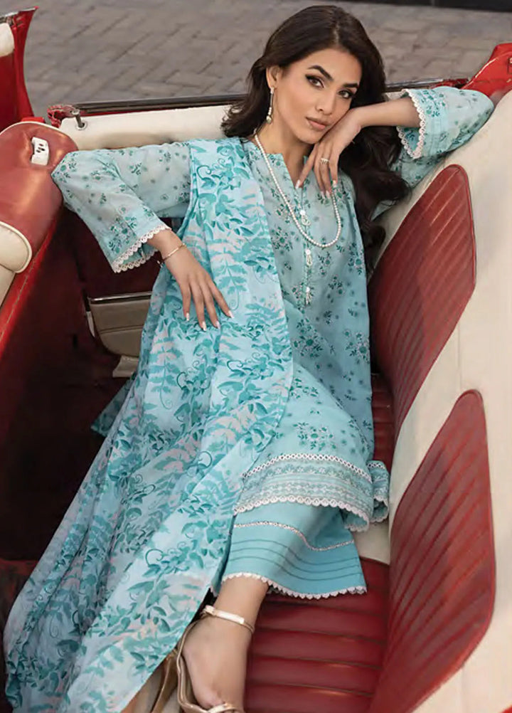 Komal by Lakhany Printed Lawn Suit Unstitched 3 Piece LSM25K LG-MM-0263 - Summer Collection