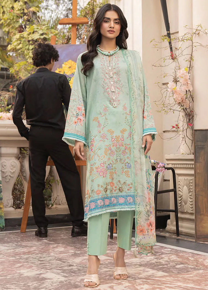 Komal by Lakhany Printed Lawn Suit Unstitched 3 Piece LSM25K LG-MM-0300 - Summer Collection