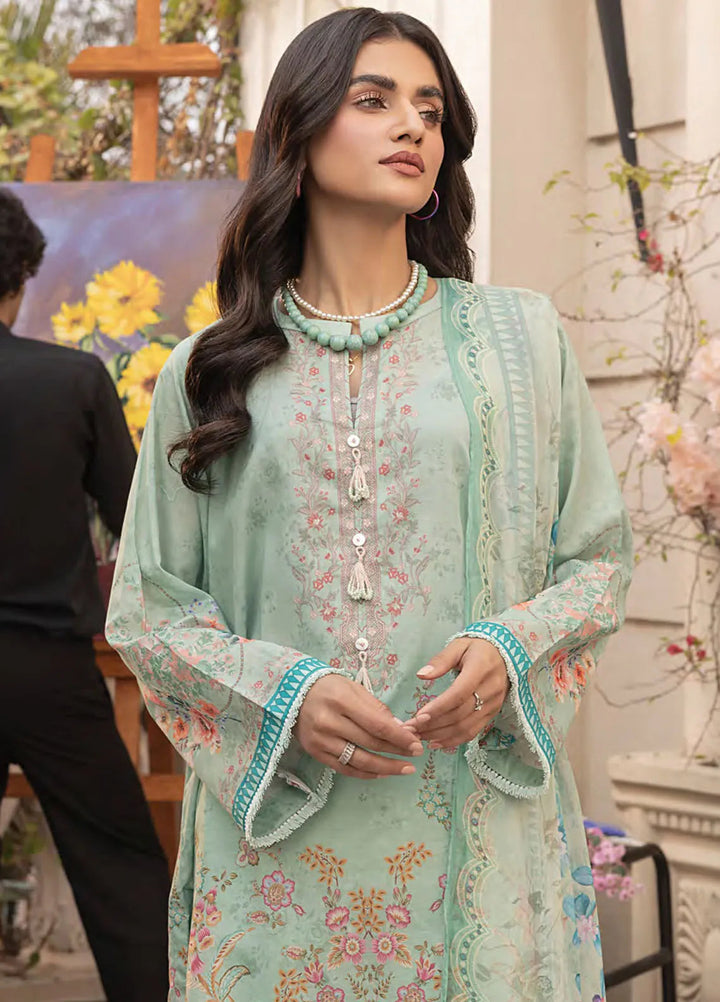 Komal by Lakhany Printed Lawn Suit Unstitched 3 Piece LSM25K LG-MM-0300 - Summer Collection