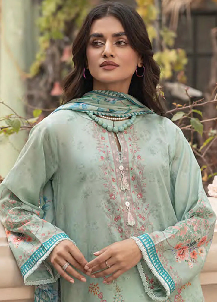 Komal by Lakhany Printed Lawn Suit Unstitched 3 Piece LSM25K LG-MM-0300 - Summer Collection