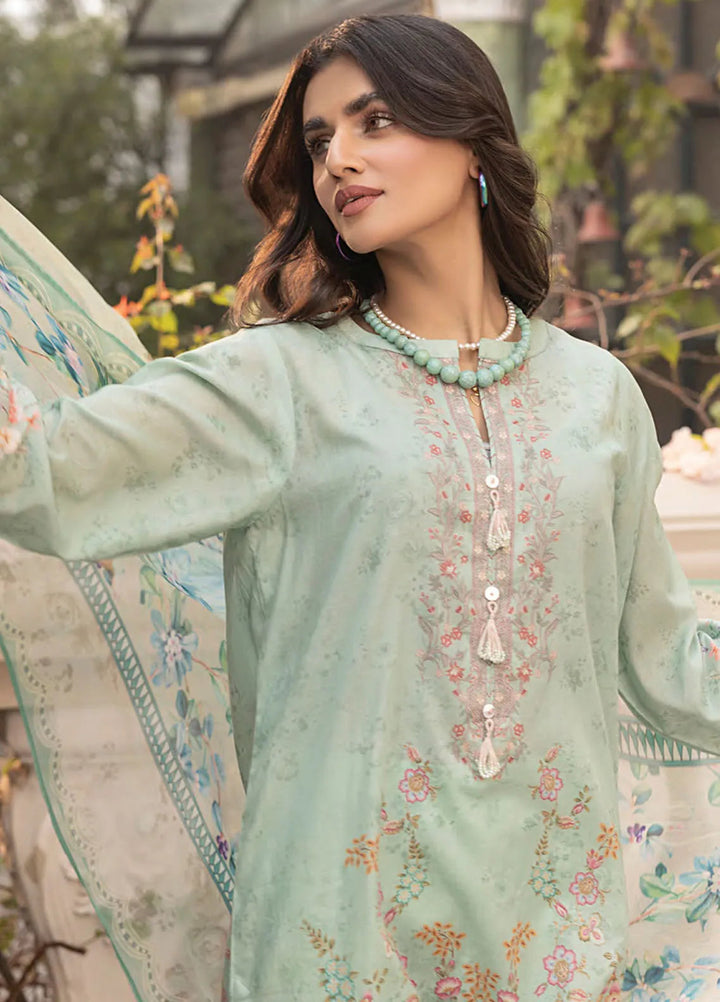 Komal by Lakhany Printed Lawn Suit Unstitched 3 Piece LSM25K LG-MM-0300 - Summer Collection