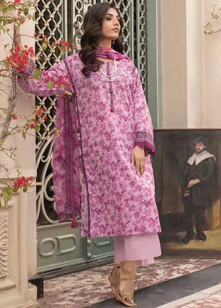 Komal by Lakhany Printed Lawn Suit Unstitched 3 Piece LSM25K LG-MM-0301 - Summer Collection