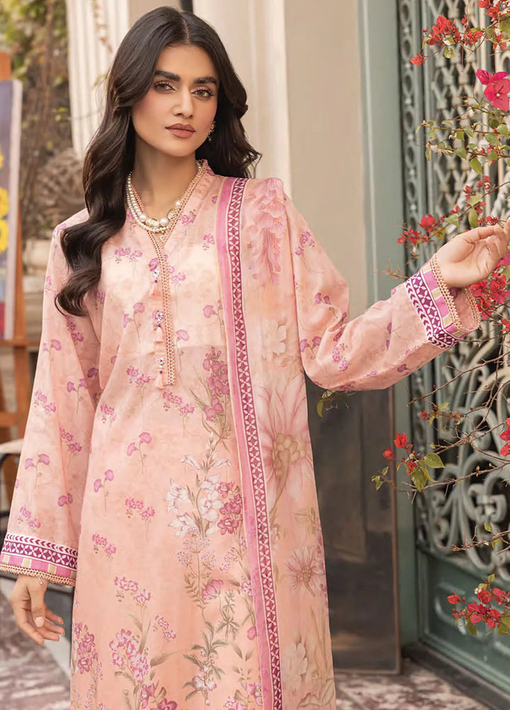 Komal by Lakhany Printed Lawn Suit Unstitched 3 Piece LSM25K LG-MM-0302 - Summer Collection