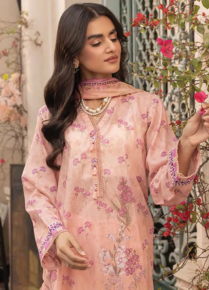 Komal by Lakhany Printed Lawn Suit Unstitched 3 Piece LSM25K LG-MM-0302 - Summer Collection