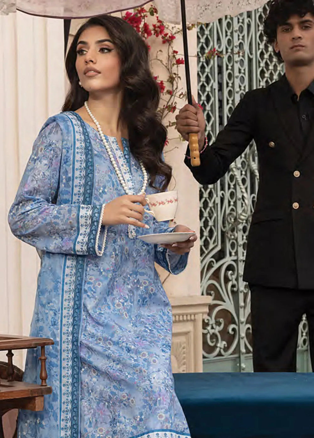 Komal by Lakhany Printed Lawn Suit Unstitched 3 Piece LSM25K LG-MM-0303 - Summer Collection