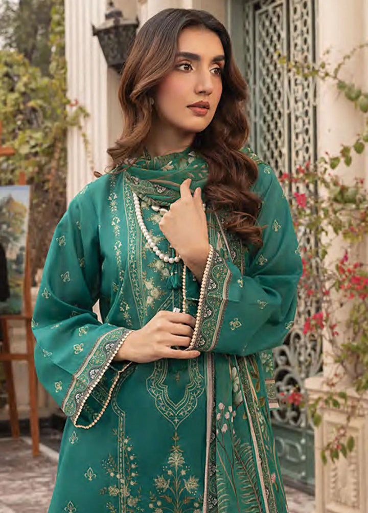 Komal by Lakhany Printed Lawn Suit Unstitched 3 Piece LSM25K LG-MM-0306 - Summer Collection
