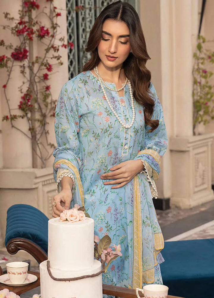 Komal by Lakhany Printed Lawn Suit Unstitched 3 Piece LSM25K LG-MM-0307 - Summer Collection