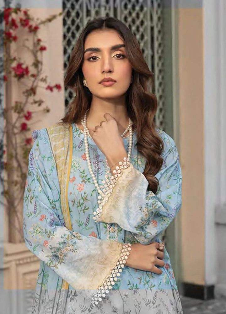 Komal by Lakhany Printed Lawn Suit Unstitched 3 Piece LSM25K LG-MM-0307 - Summer Collection