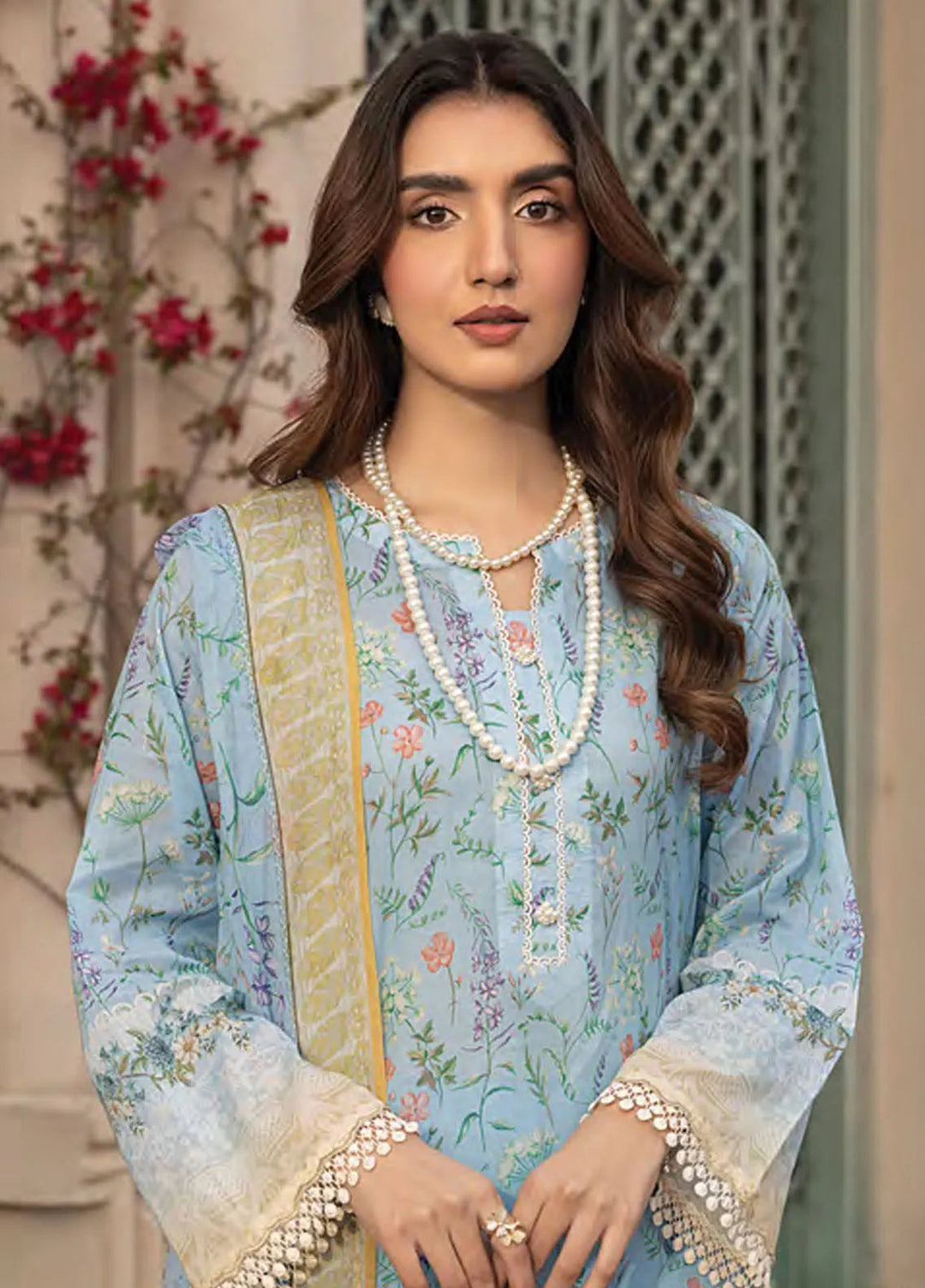 Komal by Lakhany Printed Lawn Suit Unstitched 3 Piece LSM25K LG-MM-0307 - Summer Collection
