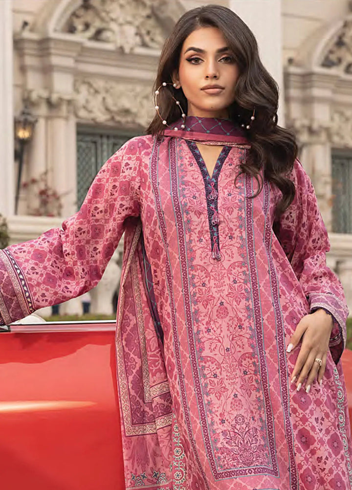 Komal by Lakhany Printed Lawn Suit Unstitched 3 Piece LSM25K LG-RL-0166 - Summer Collection