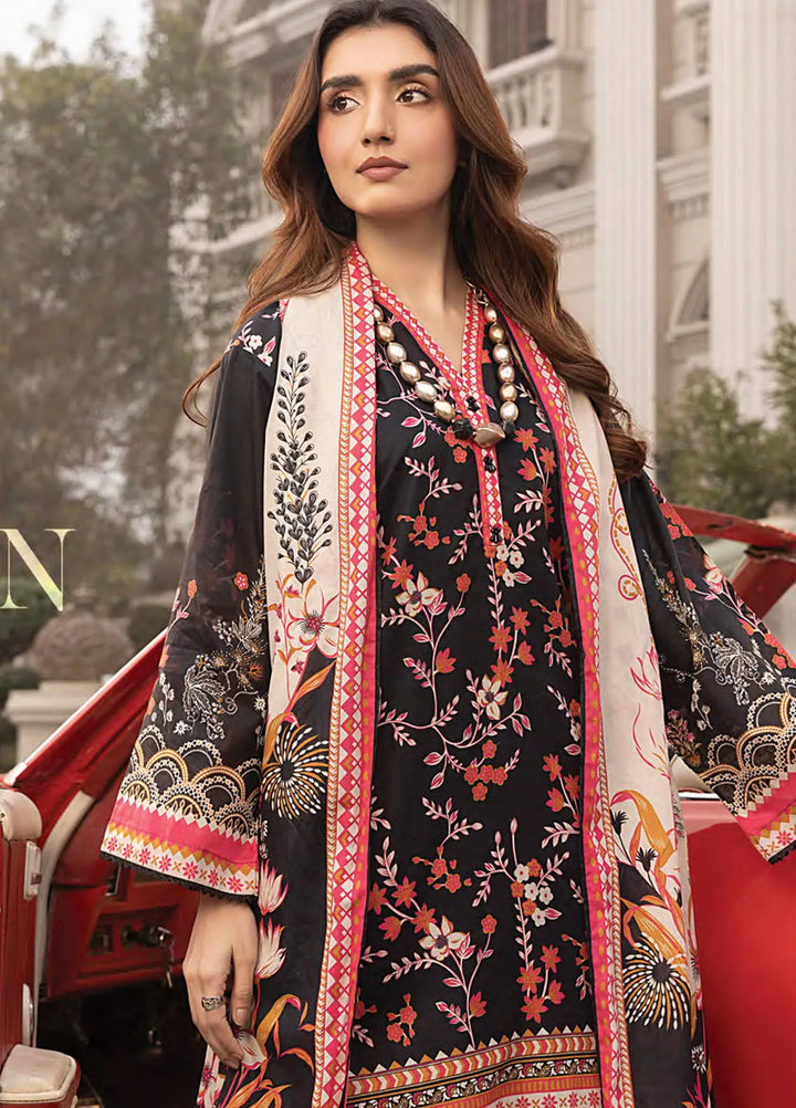 Komal by Lakhany Printed Lawn Suit Unstitched 3 Piece LSM25K LG-RL-0167 - Summer Collection