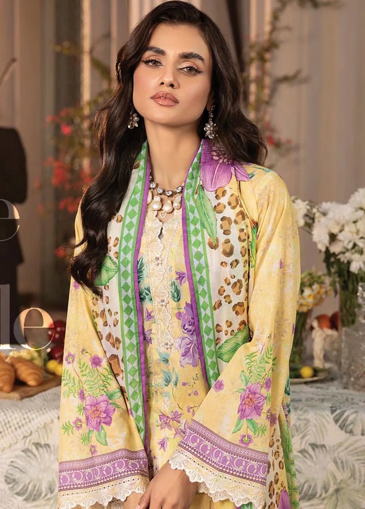 Komal by Lakhany Printed Lawn Suit Unstitched 3 Piece LSM25K LG-RL-0185 - Summer Collection