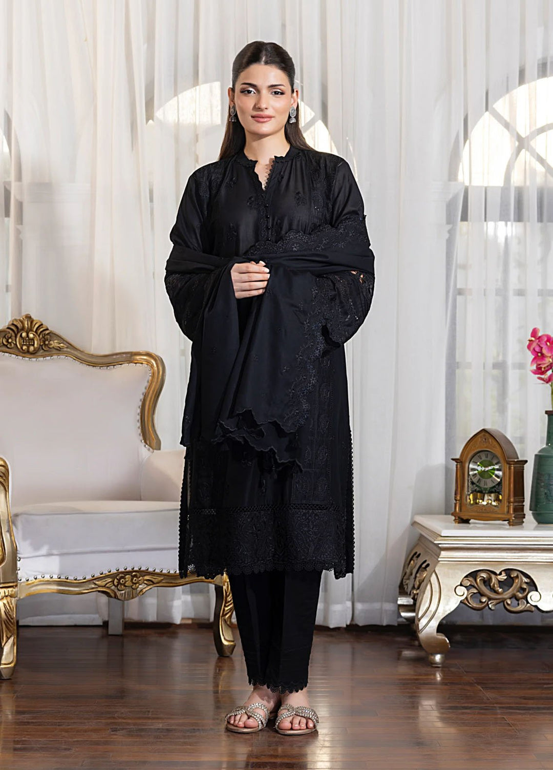 Komal by Lakhany Embroidered Lawn Suits Unstitched 3 Piece LSM25KM LG-IZ-0363 - Summer Collection