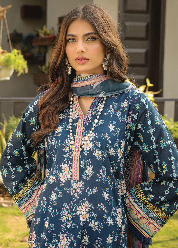 Komal Prints By Lakhany Printed Lawn Suits Unstitched 3 Piece LSM24KP LG-IZ-0088-B - Summer Collection