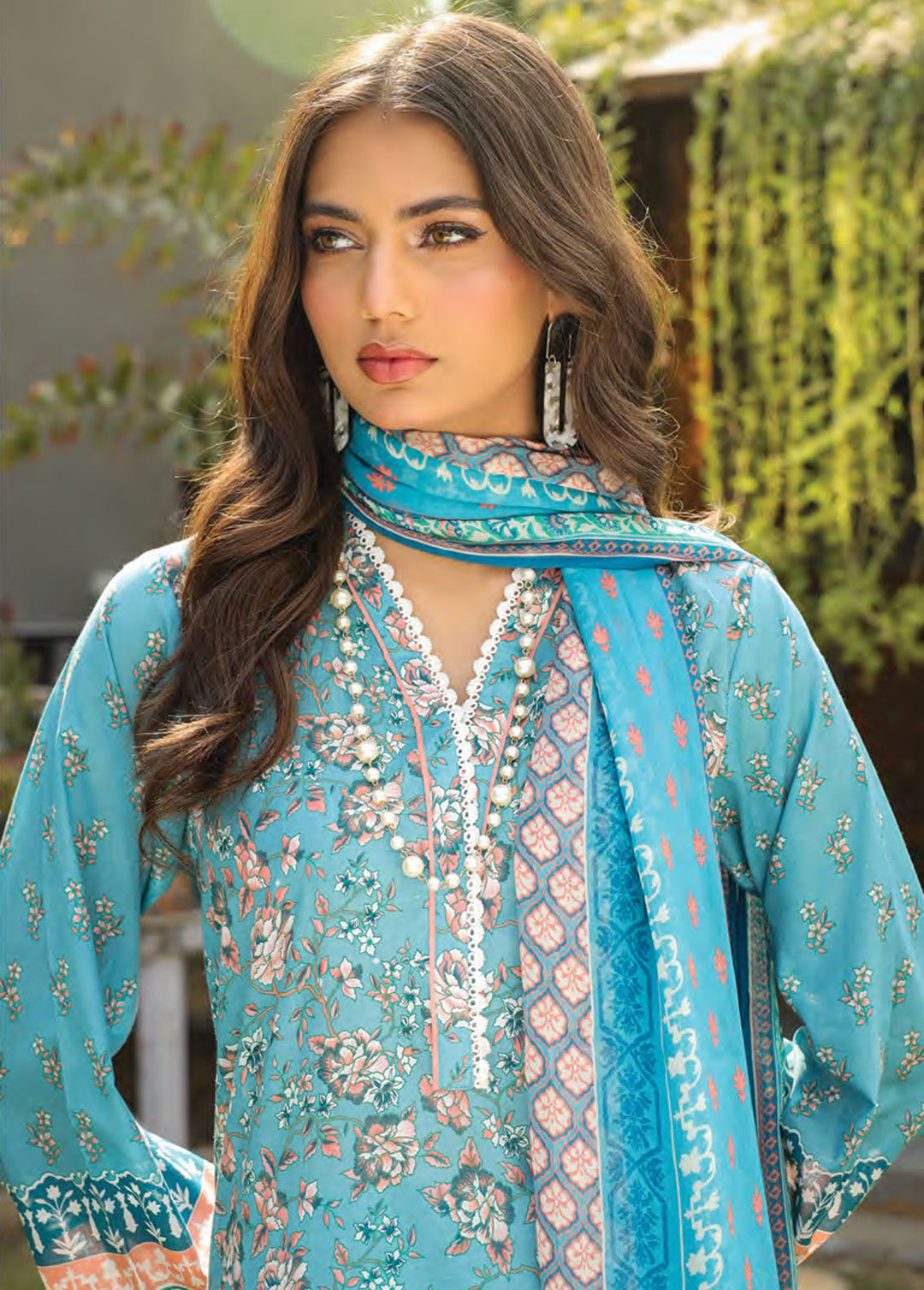 Komal Prints By Lakhany Printed Lawn Suits Unstitched 3 Piece LSM24KP LG-IZ-0147-A - Summer Collection