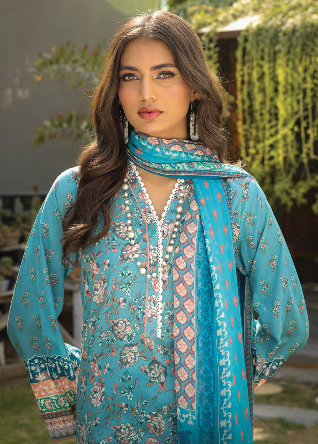 Komal Prints By Lakhany Printed Lawn Suits Unstitched 3 Piece LSM24KP LG-IZ-0147-A - Summer Collection