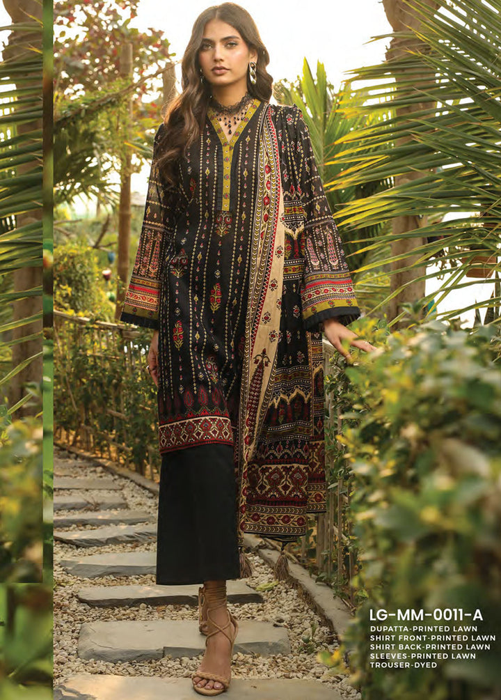 Komal Prints By Lakhany Printed Lawn Suits Unstitched 3 Piece LSM24KP LG-MM-0011-A - Summer Collection