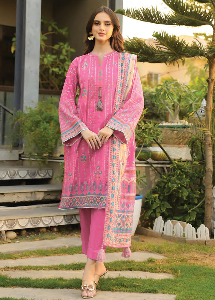 Komal Prints By Lakhany Printed Lawn Suits Unstitched 3 Piece LSM24KP LG-MM-0011-B - Summer Collection