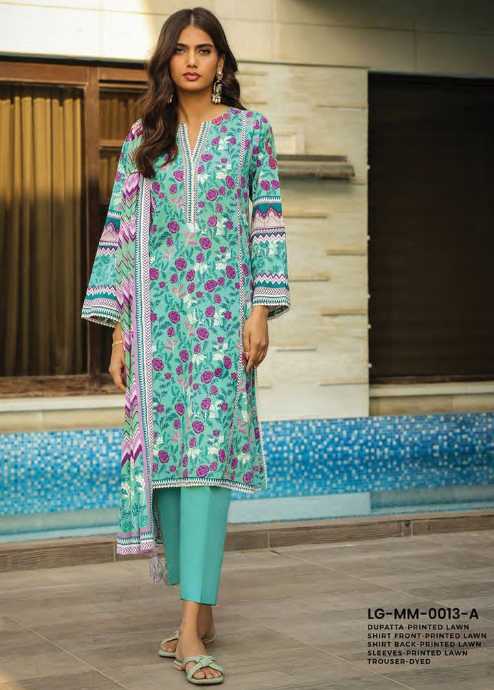 Komal Prints By Lakhany Printed Lawn Suits Unstitched 3 Piece LSM24KP LG-MM-0013-A - Summer Collection
