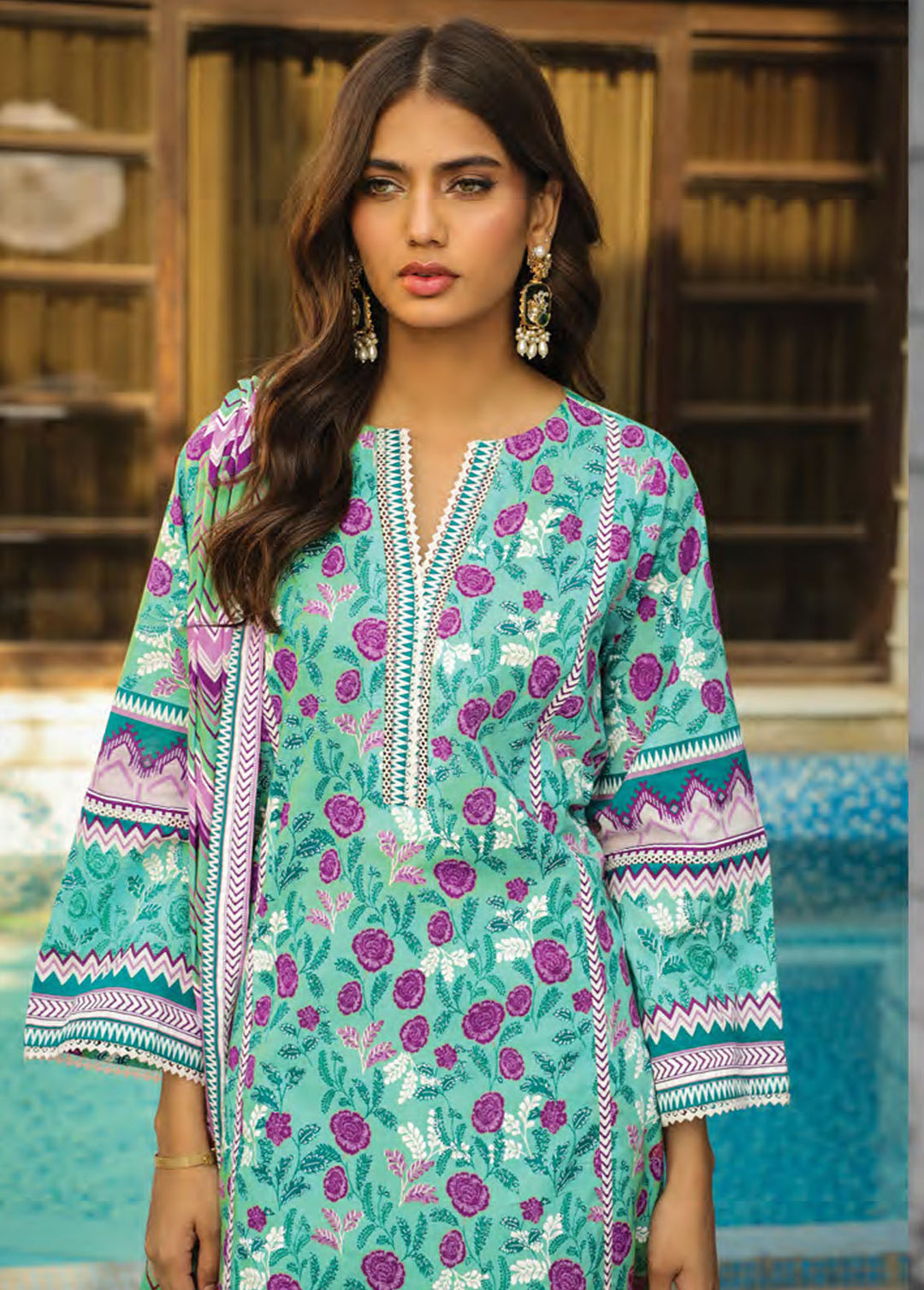 Komal Prints By Lakhany Printed Lawn Suits Unstitched 3 Piece LSM24KP LG-MM-0013-A - Summer Collection