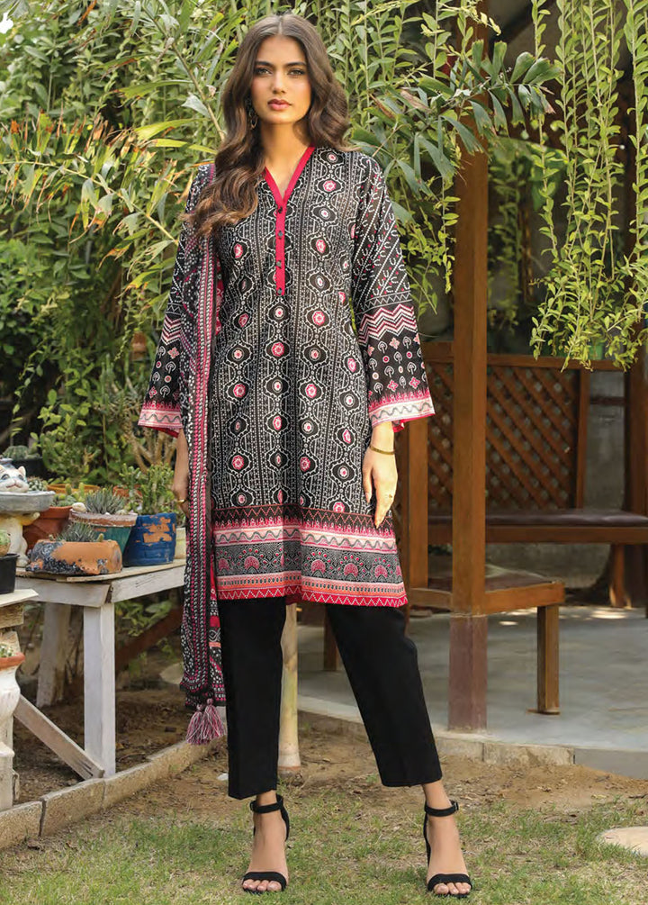 Komal Prints By Lakhany Printed Lawn Suits Unstitched 3 Piece LSM24KP LG-RL-0002-A - Summer Collection