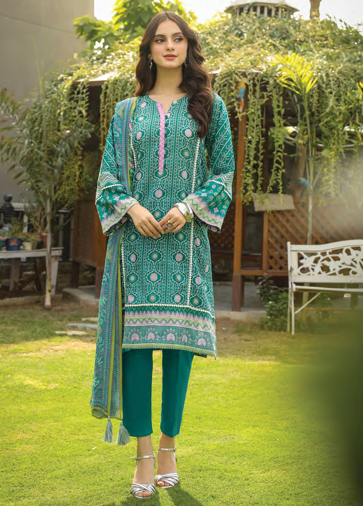 Komal Prints By Lakhany Printed Lawn Suits Unstitched 3 Piece LSM24KP LG-RL-0002-B - Summer Collection