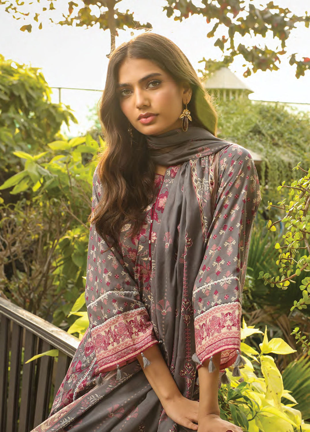 Komal Prints By Lakhany Printed Lawn Suits Unstitched 3 Piece LSM24KP LG-RL-0033-A - Summer Collection