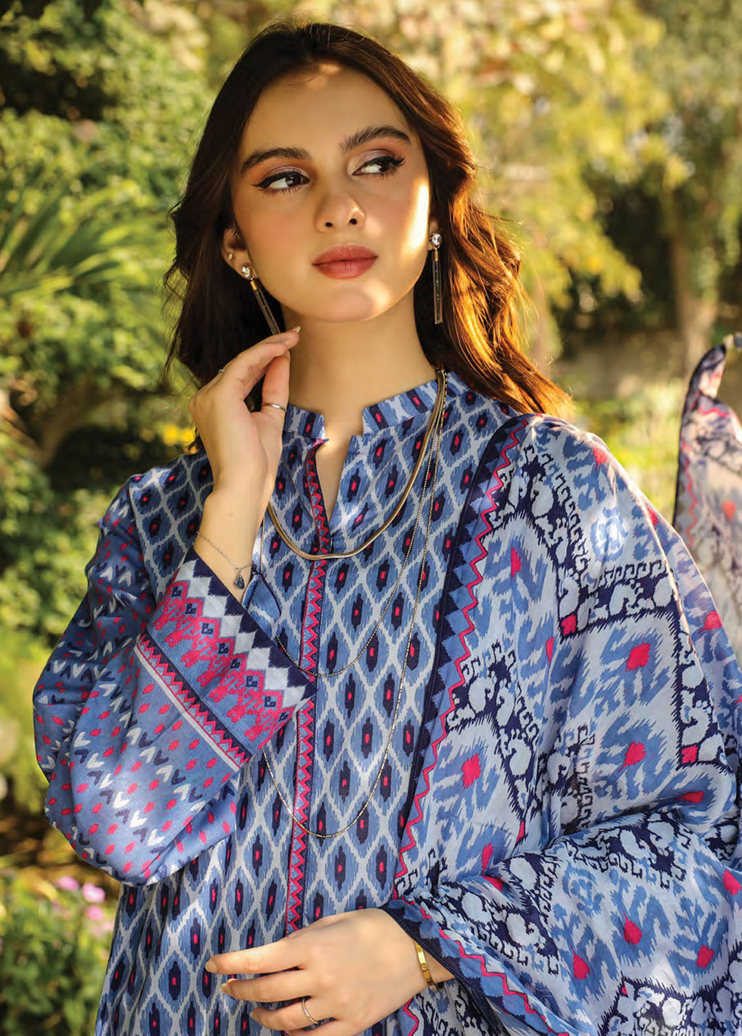 Komal Prints By Lakhany Printed Lawn Suits Unstitched 3 Piece LSM24KP LG-SR-0176-B - Summer Collection