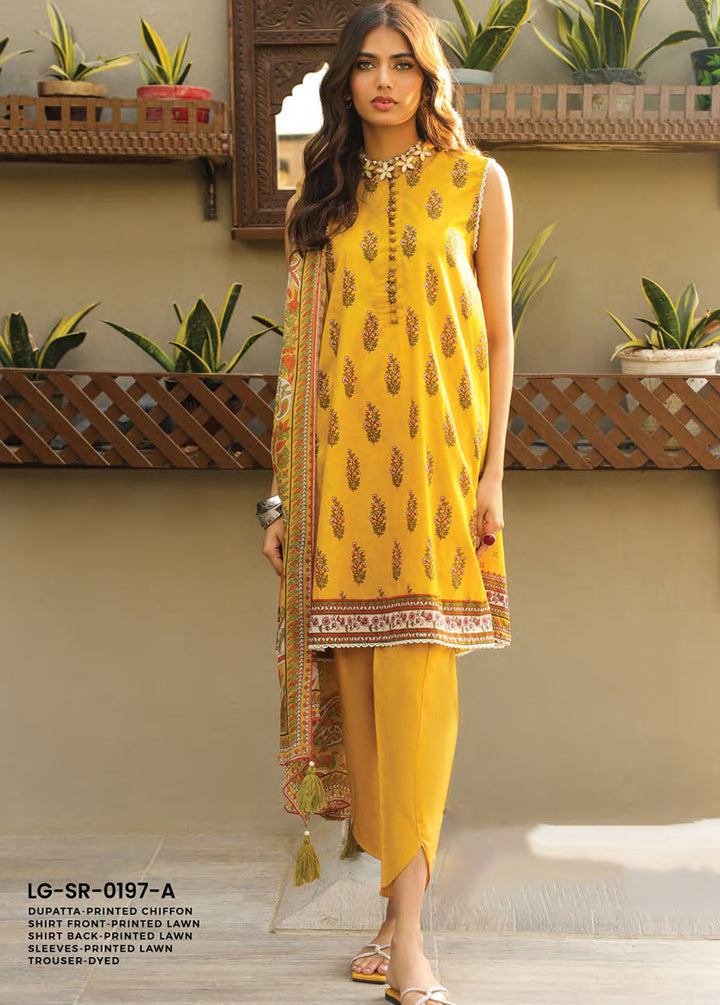 Komal Prints By Lakhany Printed Lawn Suits Unstitched 3 Piece LSM24KP LG-SR-0197-A - Summer Collection