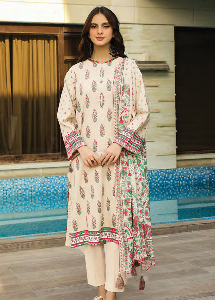 Komal Prints By Lakhany Printed Lawn Suits Unstitched 3 Piece LSM24KP LG-SR-0197-B - Summer Collection