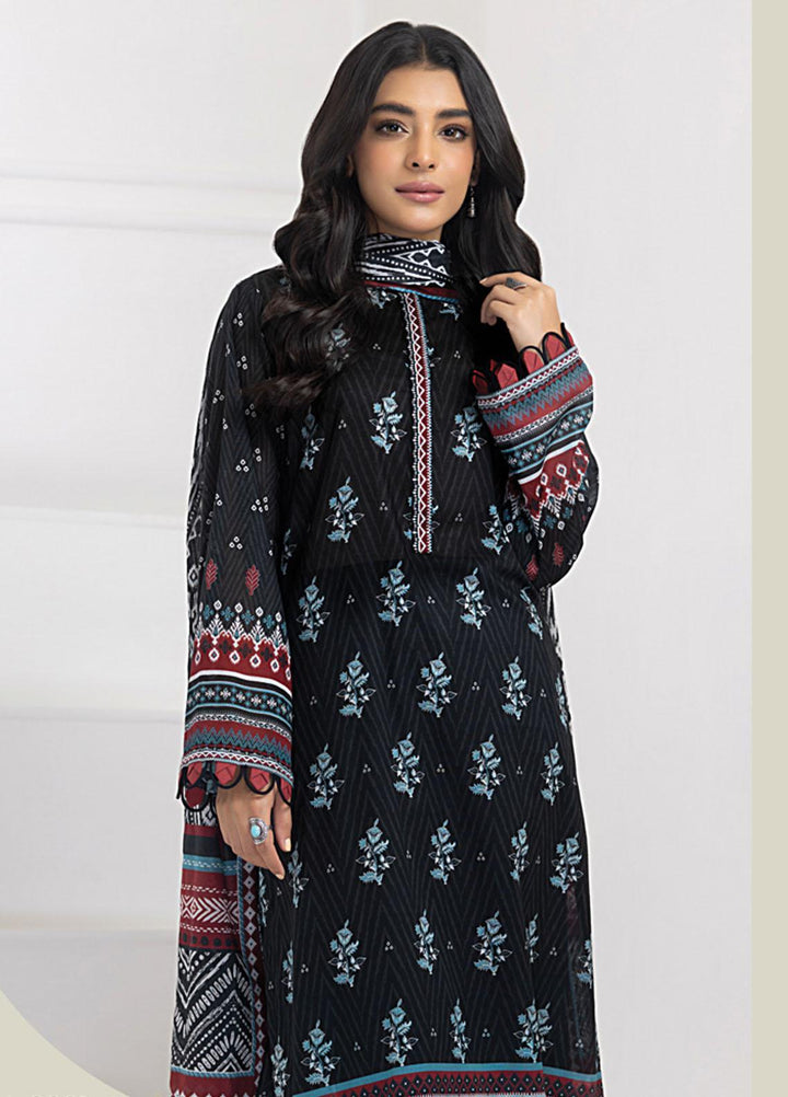 Komal Prints By Lakhany Printed Lawn Suits Unstitched 3 Piece LSM23KP-V2 LG-RM-0001-A - Summer Collection