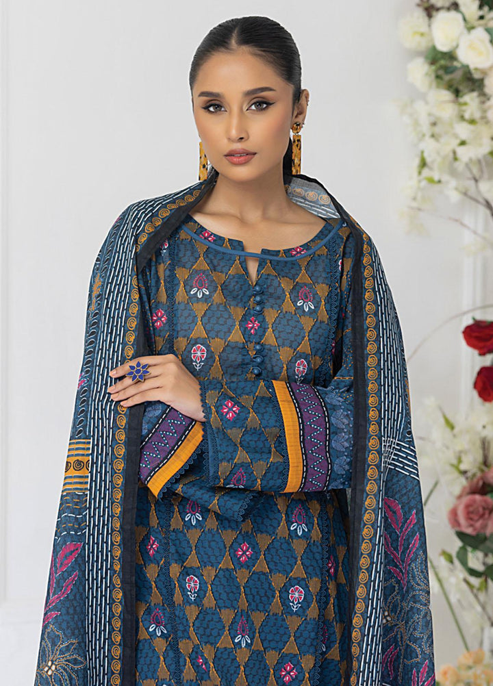 Komal Prints By Lakhany Printed Lawn Suits Unstitched 3 Piece LSM23KP-V2 LG-AM-0036-A - Summer Collection