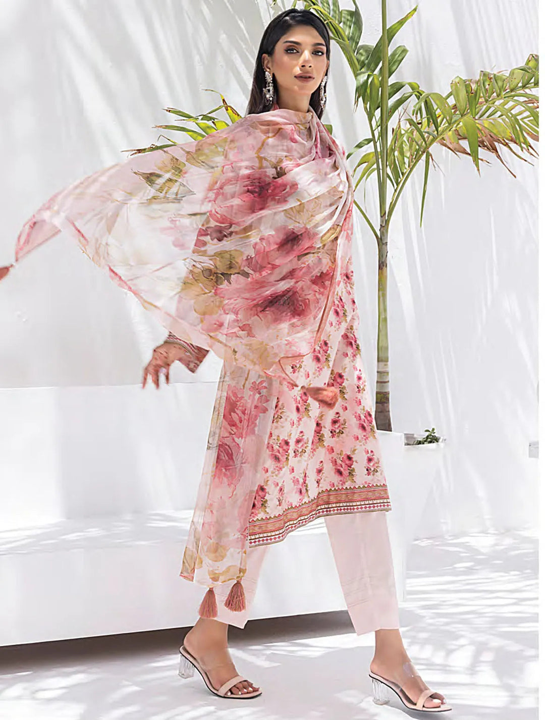 Komal Signature Prints By Lakhany Printed Lawn Suit Unstitched 3 Piece LSM24KS LG-MM-0103 - Summer Collection