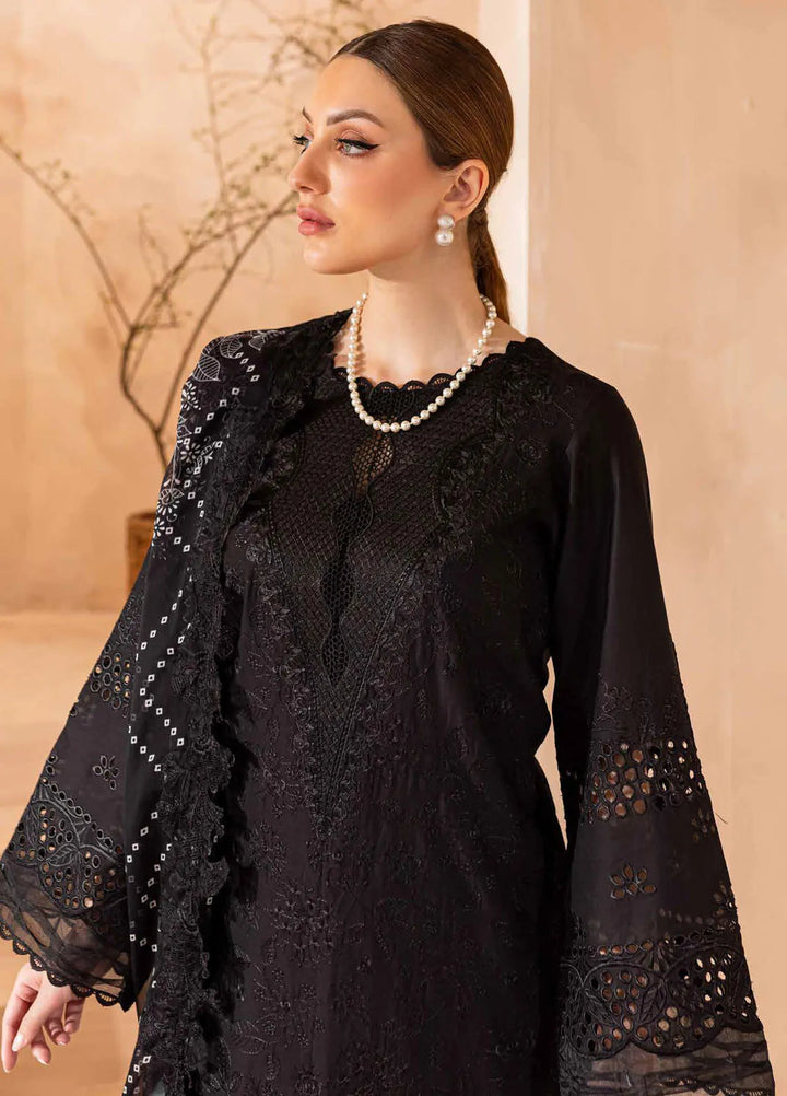 Koyal by Nureh Chikankari Lawn Suit Unstitched 3 Piece NU24K NE-95 - Summer Collection