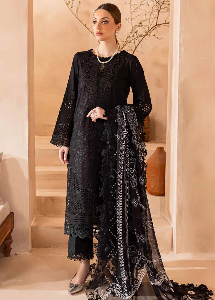 Koyal by Nureh Chikankari Lawn Suit Unstitched 3 Piece NU24K NE-95 - Summer Collection