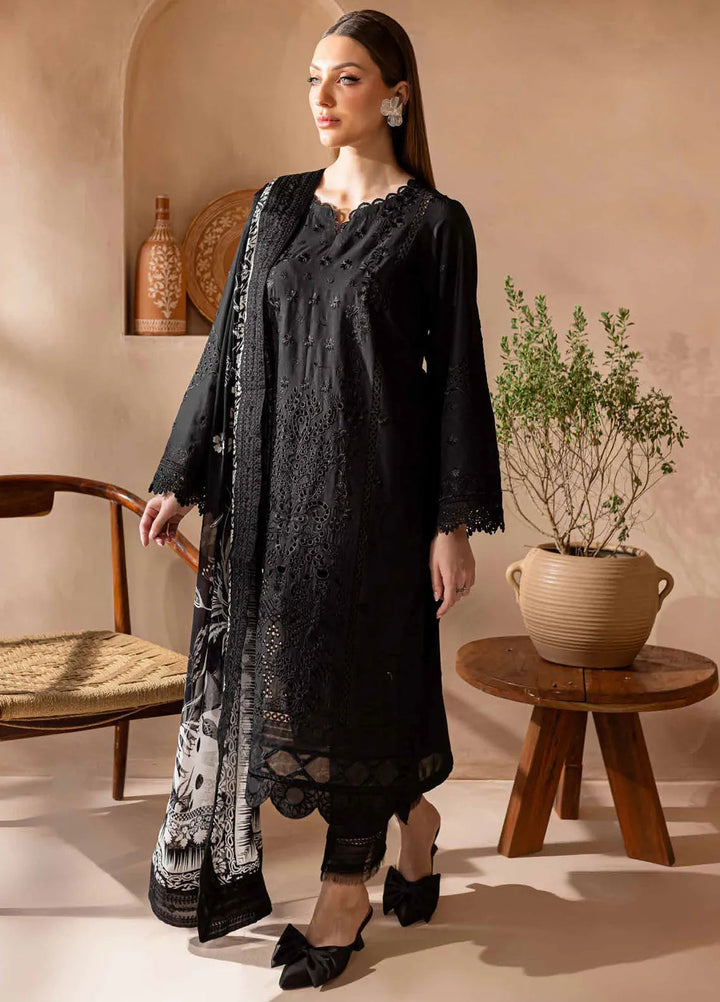 Koyal by Nureh Chikankari Lawn Suit Unstitched 3 Piece NU24K NE-96 - Summer Collection