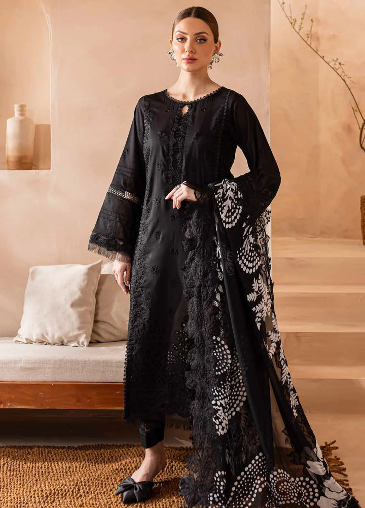 Koyal by Nureh Chikankari Lawn Suit Unstitched 3 Piece NU24K NE-97 - Summer Collection