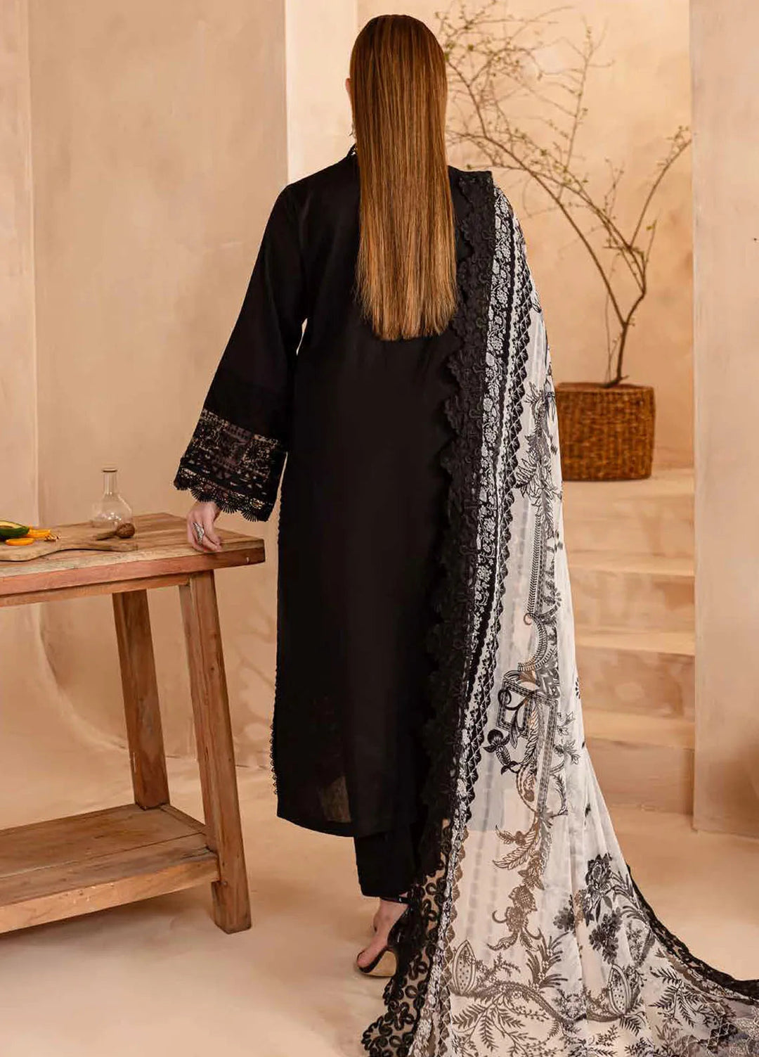 Koyal by Nureh Chikankari Lawn Suit Unstitched 3 Piece NU24K NE-98 - Summer Collection