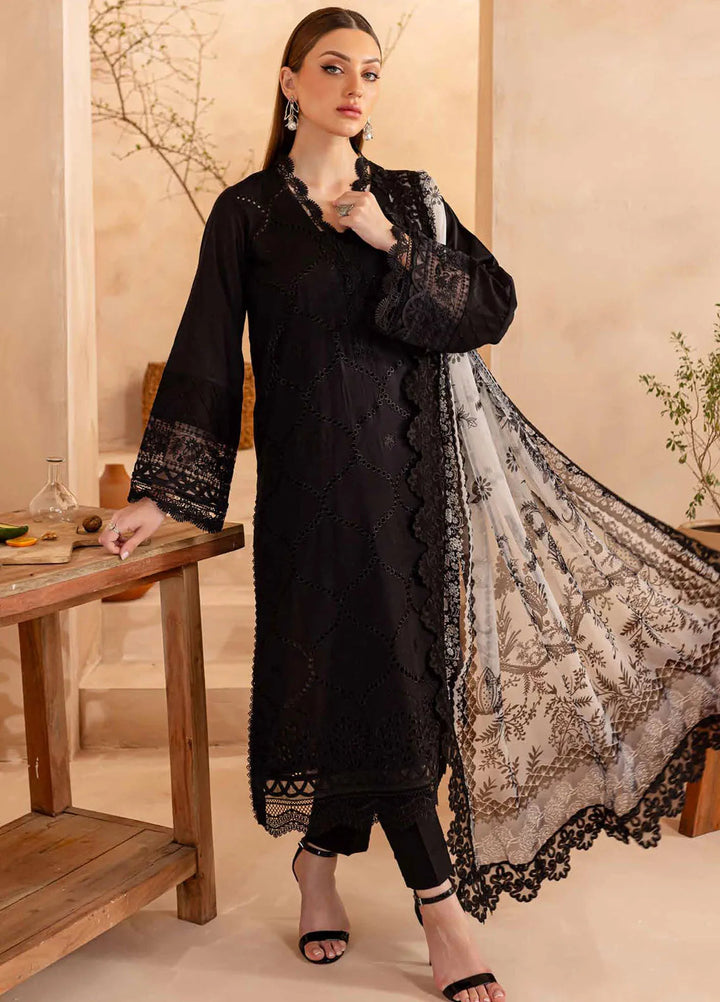 Koyal by Nureh Chikankari Lawn Suit Unstitched 3 Piece NU24K NE-98 - Summer Collection