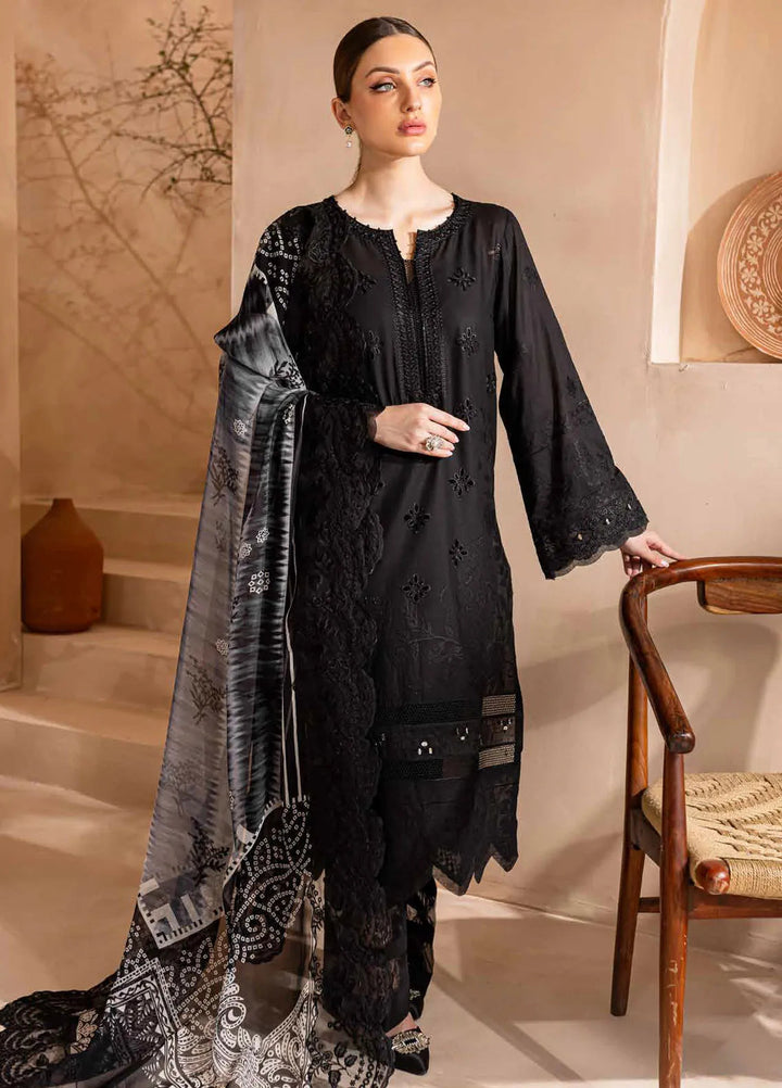 Koyal by Nureh Chikankari Lawn Suit Unstitched 3 Piece NU24K NE-99 - Summer Collection